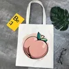 Shopping Bags Peach Bag Grocery Bolso Bolsa Bolsas De Tela Shopper Foldable Compra Boodschappentas Tote Sacolas