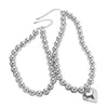 Pendentif Colliers 2 PCS Collier de coeur élégant Durable CCB Matériel Perles Bijoux de fête Convient aux femmes Couple Famille K3KF