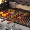 Gabeln BBQ Kabob Grillkorb Spieße Rotisserie Kebab No Stick Korb Kochen BBQ Grillzubehör Antihaftbeschichtete Kabob-Körbe