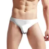 Mutande da uomo bikini in seta di ghiaccio costume da bagno slip sexy biancheria intima pantaloncini regali per uomo custodia rigonfia ragazzo morbido sissy perizoma