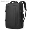 Mochila BANGE Novo Multifuncional USB Recarregamento Mochila de Viagem Homens Negócios À Prova D 'Água Saco Escolar Grande Capacidade 15.6 Laptop Mochilas