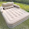 Mat Lohas camping Uppblåsbar säng med ryggstöd campingmadrassen 40 cm TPU höjande luftkudde säng med elektrisk luftpump