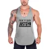 Sommarkörning snabbtorkande väst kroppsbyggande stringer tank topp mens fit ärm ärm skjortor gym kläder tryckt undertröja y04e#