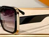 特大の正方形のサングラスゴールドブラック/グレイグラディエント女性シェード夏のサンニールネッツデソレイユグラスocchiali da sole uv400アイウェア