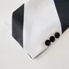 Zwart Wit Geometrische Print Pak Blazers Mannen Een Knop Notched Revers Jasje Blazer Mannen Bruiloft Tuxedo 240315