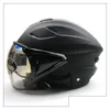 Capacetes de motocicleta Zeus 125B Capacete Abs Meia Face Moto Verão Bicicleta Elétrica Uv Personalizado Capacetes de Moda7444189 Drop Delive Otmuy