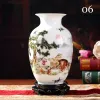 Vaser Jingdezhen Ceramic Vase Small Desktop Flower Arrangement Chinese Vase Collection Art Colorful Design Porcelain Vases Decor