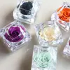 Decorative Flowers Fresh Handmade Candied Fruit In Glass Dome Gift For Valentine' Day Preserved