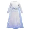 الأطفال cosplay princess grow girls long sleeve terment lolor mesh dress bress kids prom clotion girls snow queen party party costume 064932119