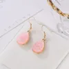 Boucles D'oreilles Pendantes Oversize Étoilé Bling Forme Goutte Blanc Rose Doux Doré Pour Femme