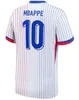 24/25 Euro Cup francuskie koszulki domowe mbappe koszulki piłkarskie Dembele coman Muani Kante Maillot de Foot Equipe Maillots Griezmann Kids Men Fan Fan Player Football Shirt