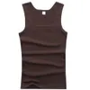 Venda quente roupa interior masculina cott casual tanque superior dos homens de alta qualidade musculação singlet sleevel fino ajuste colete masculino regatas 47gm #