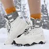 Fitnessschoenen XIANG GUAN Wandelen Dames Waterdicht Sneeuwklimmen Berg Tactische Laarzen Vrouw Buitensporten Kamperen Jagen Trekking Gym