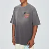 Bella maglietta lavata uomini donne di buon qualità 2024ss magliette in stile estivo