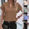 Blouses pour femmes chemises décontractées en V V V