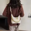 Diseñador Bolsos de hombro de moda de lujo de estilo coreano bolso cuadrado portátil pequeño de moda