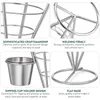 Dinnerware Sets Display Stands Snack Appetizer Serving Rack Car Cup Holder Fry Chips Wire Basket Flatware French Fries Cone Deep Fryer