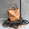 7A designer tote bag foldable handbag underarm bag women bucket bags shoulder Bag large capacity shopping bags puzzle fold tote