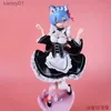 Anime Manga Anime Re 0 Figues 22cm Cat Ear Rem Figura Maid Rem Sexy Girl Action Figura Kai Ornaments Cute Dolls Collectible Statue Toys yq240325