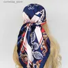 Bandanas Durag Women Printed Pre-tie Headscarf Elastic Muslim Female Turban Hat Hair Loss Cover Head Wrap Headwear Stretch Bandana Y240329