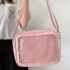 TOTES Kobieta Ita Crossbody Bag dla kobiet przezroczyste dziewczyny urocze lolita ramię nastolatki