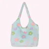 Totes Femmes Planchez en peluche Modèle de fleur mignon Hobo Hobo Hobo grande capacité Polvyle Shopping Soft Female Voyage