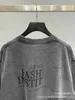 Tasarımcı Yüksek Sürüm 22ss Ön Baskı Moda Koleji Mektubu Baskı INS ÇİFT OS Erkek ve Kadınlar Kısa Kollu T-Shirt Ynh1