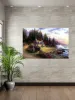 Number CHENISTORY Countryside Landscape DIY Painting By Numbers Home Wall Art Decor Modern Canvas Painting For Gift 40x50cm No Frame