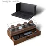 Wristwatches Walnut Box Organizer Knife Display Box Sunglasses Jewelry Organizer Accessories GiftC24325