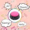 Speelgoed Recordable Talking Easy Carry Voice Recording Sound Button for Kids Pet Dog Interactive Toy Antwoord Buttons Party Noise Makers