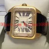 Fornitore di fabbrica 100 XL Oro giallo 18 carati W20071Y1 Orologio meccanico automatico da uomo Orologi da polso da uomo Corda in pelle 2897