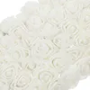 Fiori decorativi 144 pezzi teste mini rose artificiali per materiali bouquet fai da te artigianali