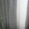 Curtains Modern New Houndstooth Korean Style Nordic Simple Blackout Curtains for Living Room Bedroom Dining Window Curtain Shading Drape