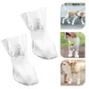 Dog Apparel 4pcs Disposable Pet Shoes Protection Covers Boots With Adjustable Strap