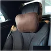 Seat Cushions 1Pair For Benz Car Headrest Sclass Cervical Pillow Cushion Lumbar Decorative Supplies3383775 Drop Delivery Automobiles M Ot4Ks