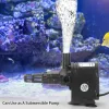Pompy 220V 3in1 wielofunkcyjna zanurzka pompa wodna Filtracja Aquarium krążąca idealnie do stawów fontanny HX HX