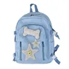 School Bags 2024 Backpack Large Capacity Daypack With Bone Star Decoration Bag