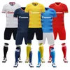 Custom 100 Polyester Kindervoetbalshirt Ademend Jongens Voetbalsets Sneldrogend Uniform Voor Kinderen 2302 240318