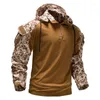 Мужские куртки, тактическая боевая рубашка, куртка, мужская военная форма, камуфляжная толстовка с капюшоном, армейская беговая ветрозащитная съемная толстовка, пальто