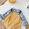 MILANCEL Herbst Kinder Hosen Cord Jungen Overalls Mädchen Overall 240323