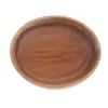 ティートレイアマゴゴラウンド木製プレート高品質の木材サービングトレイケーキ料理デザートサラダ用の食器板4サイズの調理器具