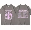 Camiseta italiana Maneskin de la banda de rock ¡Rubia!World Tour 2023 Gráfico de moda Hombres Mujeres Popular de gran tamaño Cott T Shirts Streetwear G1EF #