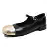 Casual Shoes 2024 Spring Brand Women Flat Fashion Mix Color Ladies Elegant Round Toe Slip On Loafers Heel Dress Ballet