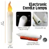 Halloween LED Floating Candles Magic Wand Remote Hanging Operated Battery Floating Candles Warm Light Decoration 240322