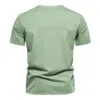 Summer Cool Cotton Blend T-shirt dla mężczyzn marki krótkiego rękawu wysokiej jakości haft męskie T koszule 240313