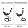 Headphones Call Center Headset Noise Cancelling Headphone With Crystal USB 3.5/2.5MM Plug For Game/PC Headphones Brand New