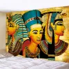 Grafstenen Oude Egyptische Piramide Muurschildering Woondecoratie Tapijt Psychedelische Scène Boheemse Decoratieve Tapijt Laken Muur Opknoping