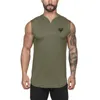 Fi Casual Col V Maillot de corps Fitn Bodybuilder T-shirt à manches respirantes Sports Training Tops E3h6 #