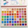 Palette de fards à paupières, 70 couleurs, dessin animé, paillettes mates scintillantes, scène Cos, maquillage mignon, Palette de fards à paupières, cosmétiques glacés de beauté