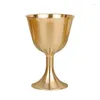 Mugs European Style Vintage mässing Vingglasögon Goblet Metal Tumbler Base Holder Champagne Liquor Cup For Party Home KTV Vodka Whisky